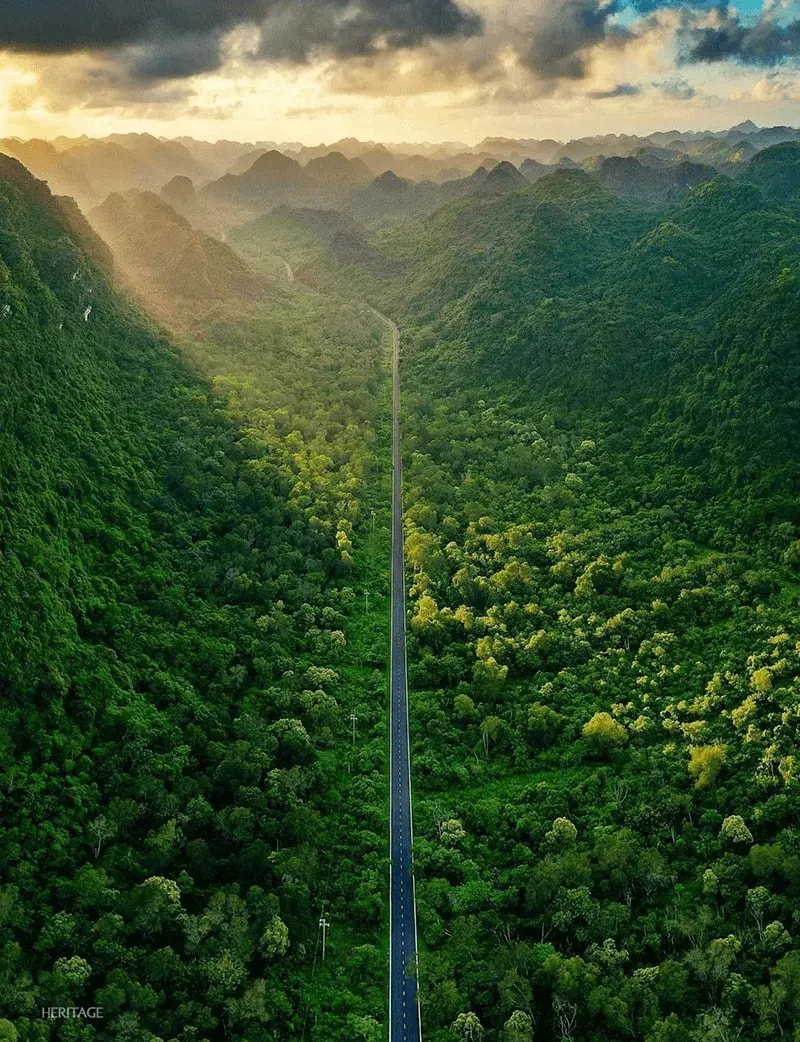 Đường xuyên đảo Cát Bà