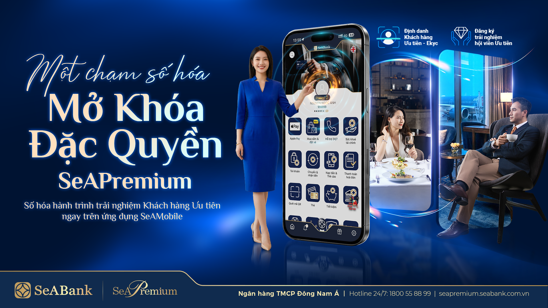 3 tính năng mới chuyên biệt trên SeAMobile nâng tầm trải nghiệm số cho Khách hàng Ưu tiên