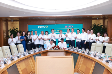BIDV sẽ thu xếp vốn cho loạt dự án của HUD giai đoạn 2026-2030