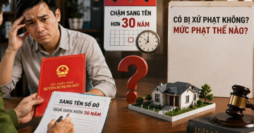 Chậm sang tên sổ đỏ hơn 30 năm có bị xử phạt không, mức phạt thế nào?