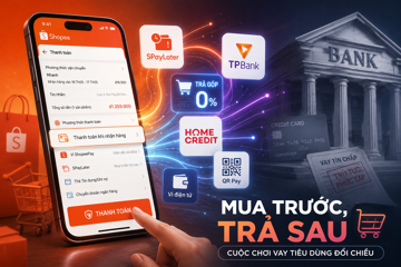 Shopee bắt tay TPBank, Tiki hợp tác Home Credit nhắm tới ‘miếng bánh’ tỷ USD mà ngân hàng chưa thống trị