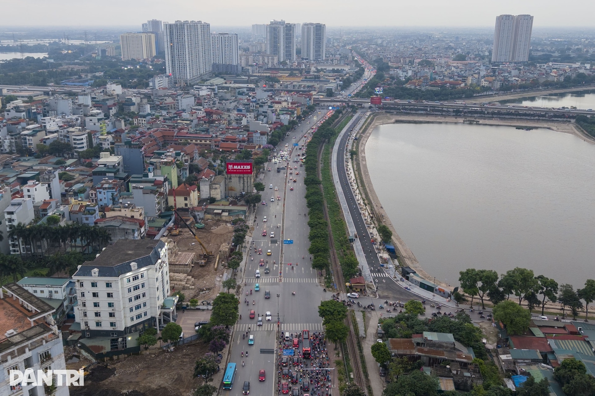Một đoạn của tuyến Quốc lộ 1A đoạn từ đường Vành đai 1 đến nút giao Cầu Giẽ. Nguồn ảnh: Báo Dân trí