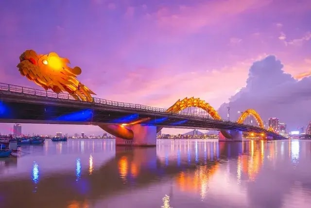 Cầu Rồng - Đà Nẵng: Biểu tượng đô thị hát khúc ca vươn ra biển lớn- Ảnh 1. Cầu Rồng - Đà Nẵng: Biểu tượng đô thị hát khúc ca vươn ra biển lớn- Ảnh 1.