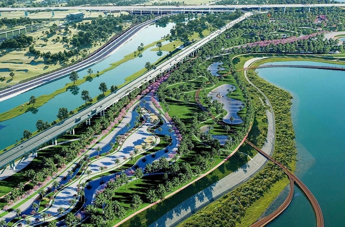 Công trình mở đầu cho việc hình thành trục đại lộ cảnh quan sông Hồng 27 tỷ USD đang được triển khai xây dựng- Ảnh 4. Công trình mở đầu cho việc hình thành trục đại lộ cảnh quan sông Hồng 27 tỷ USD đang được triển khai xây dựng- Ảnh 4.