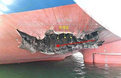 Hàn Quốc nói tên lửa Iran đánh trúng tàu hàng ở eo biển Hormuz - Ảnh 1.