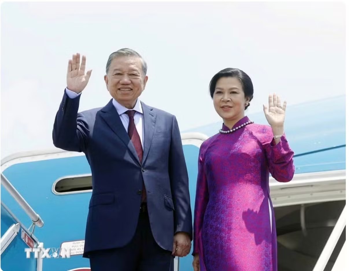 Tổng Bí thư, Chủ tịch nước Tô Lâm và Phu nhân lên đường thăm Thái Lan - Ảnh 1.