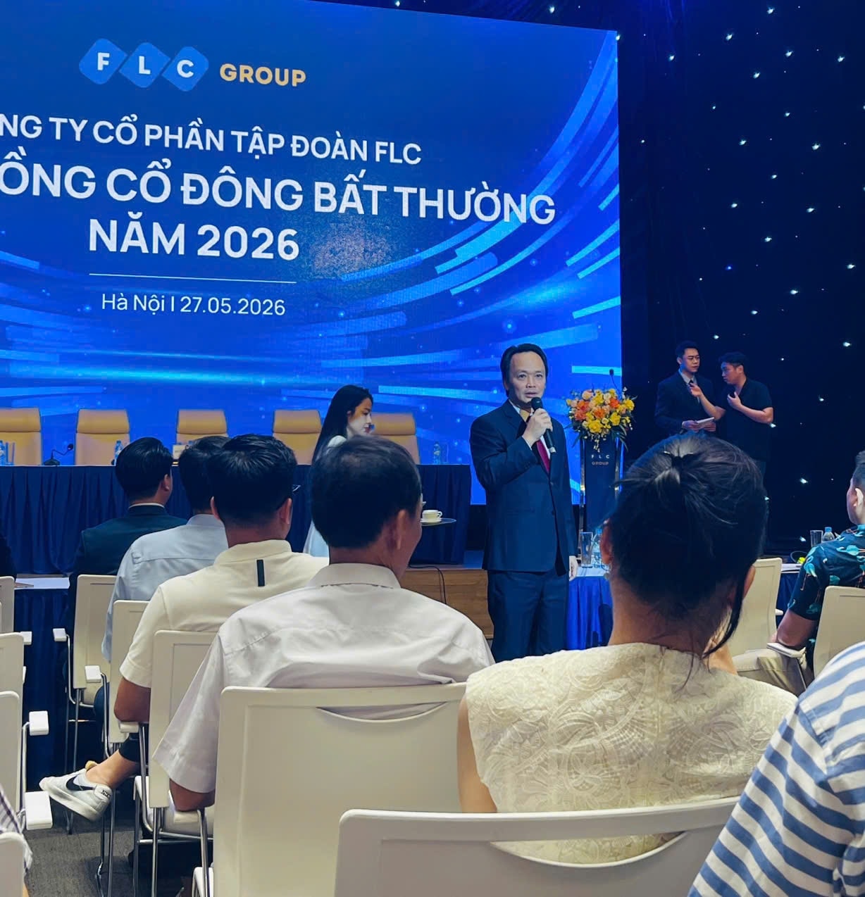 Ông Trịnh Văn Quyết xuất hiện tại ĐHĐCĐ, <a style='text-decoration: none;' href='/FLC'>FLC</a> công bố chiến lược trong năm 2026 - Ảnh 2.