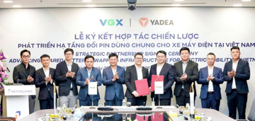 Liên minh trạm sạc của Petrolimex, Xuân Cầu vừa ra mắt đã 'chốt deal' với hãng xe điện lớn của Trung Quốc