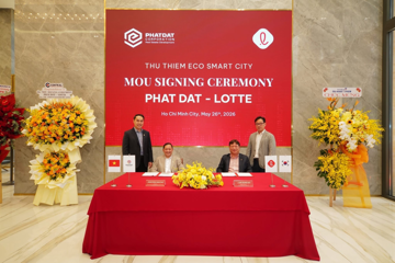 Phát Đạt (PDR) cọc ngay 900 tỷ đồng sau cái bắt tay tỷ USD với Lotte