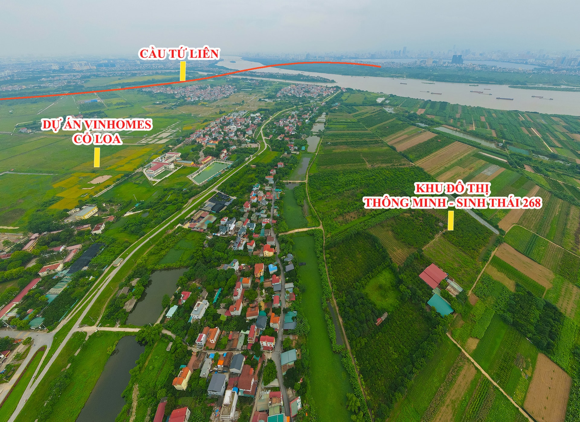Hà Nội sắp hình thành khu đô thị thông minh - sinh thái 268ha, tọa lạc giữa 2 cây cầu lớn và sát đại đô thị của Vinhomes- Ảnh 2. Hà Nội sắp hình thành khu đô thị thông minh - sinh thái 268ha, tọa lạc giữa 2 cây cầu lớn và sát đại đô thị của Vinhomes- Ảnh 2.