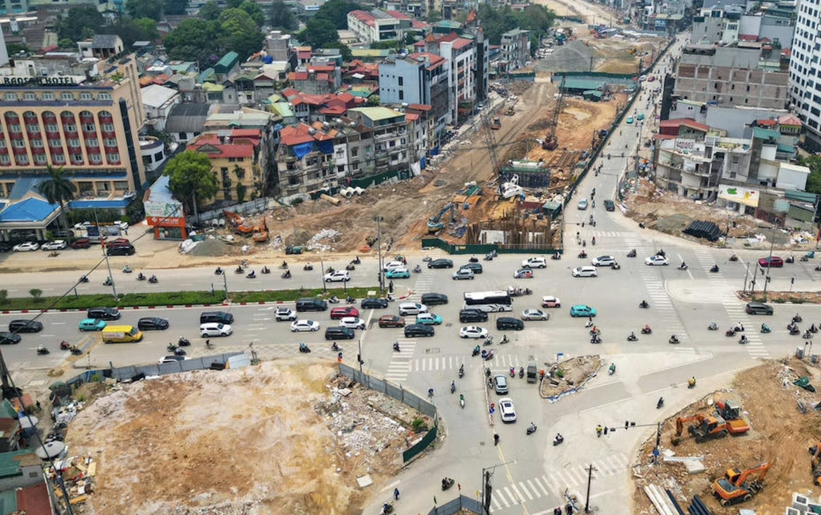 Nút giao La Thành - Nguyễn Chí Thanh. Nguồn ảnh: Báo Tin tức