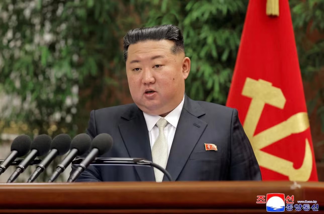Chủ tịch Triều Tiên Kim Jong Un. (Ảnh: KCNA) Chủ tịch Triều Tiên Kim Jong Un gửi gắm thông điệp đến thanh niên - Ảnh 1.