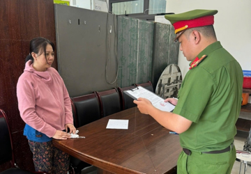 Thi hành lệnh bắt tạm giam Đinh Thị Hạnh, SN 1980