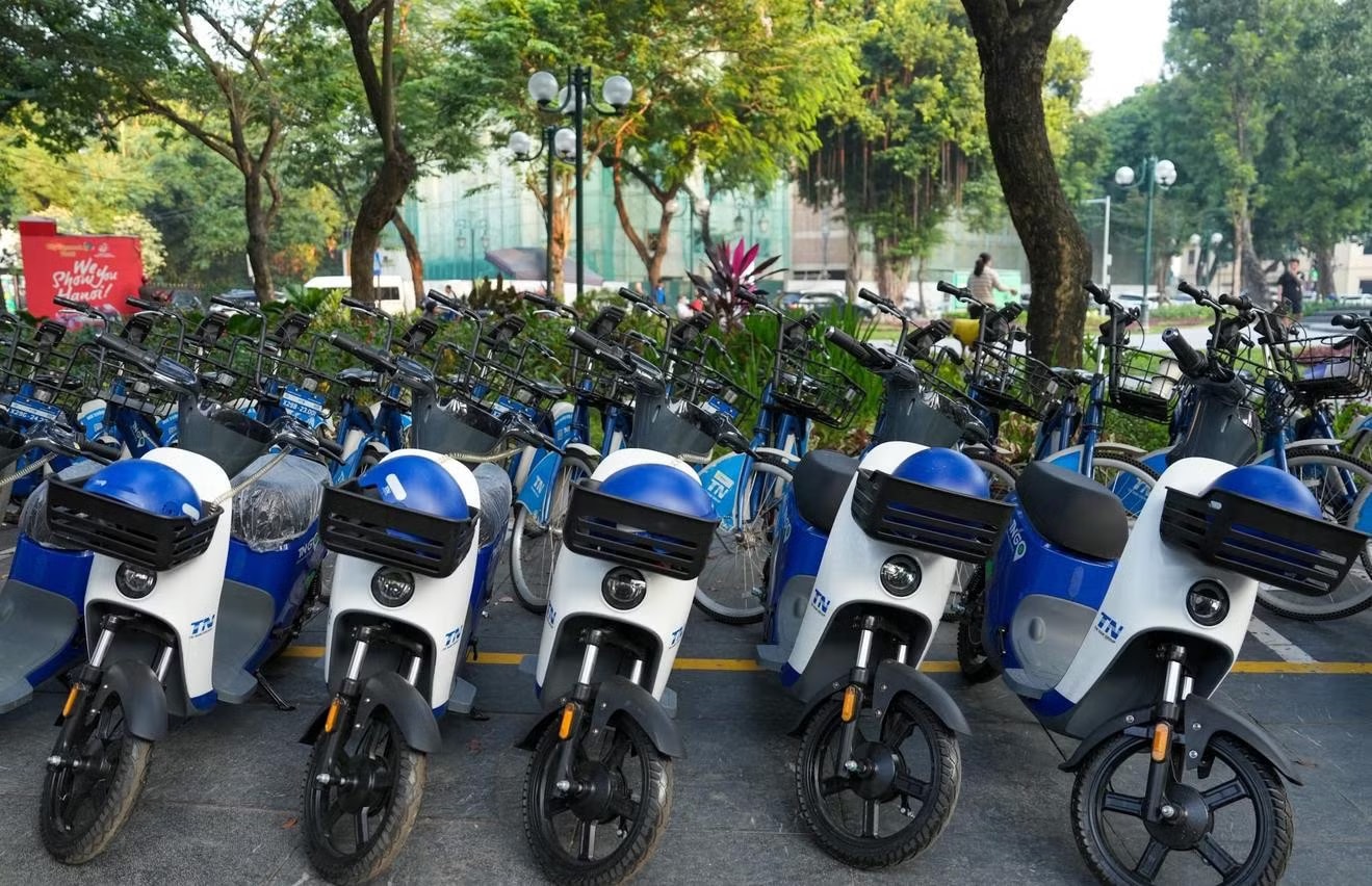 Hà Nội dự kiến phát triển xe đạp điện, xe máy điện công cộng trong vành đai 1 - Ảnh 1.
