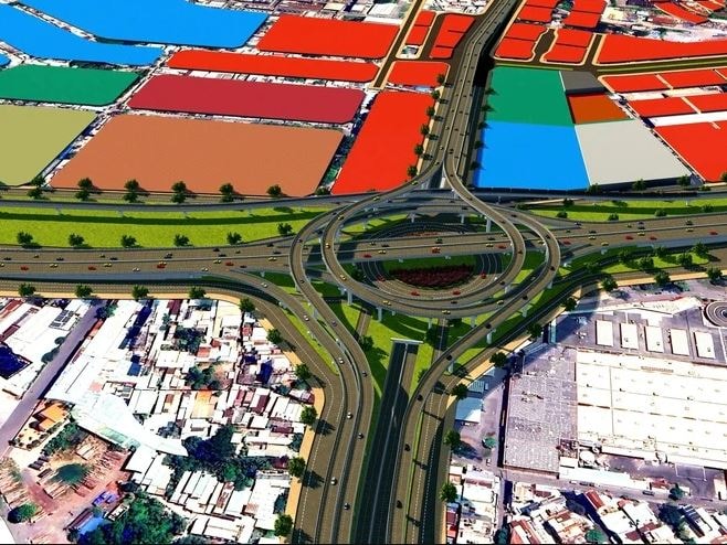 Thành phố trẻ và rộng nhất Việt Nam sắp làm tuyến đường trên cao hơn 16.000 tỷ: Sở hữu nút giao đa tầng, kết hợp hầm chui và cầu vượt- Ảnh 3. Thành phố trẻ và rộng nhất Việt Nam sắp làm tuyến đường trên cao hơn 16.000 tỷ: Sở hữu nút giao đa tầng, kết hợp hầm chui và cầu vượt- Ảnh 3.