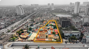Một doanh nghiệp đường sắt được Hà Nội gia hạn hơn 12.000m² đất gần Giải Phóng