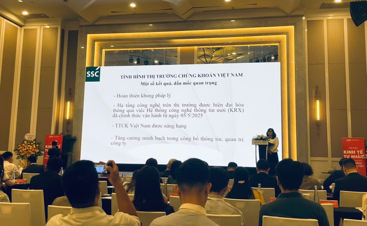 Phó Chủ tịch UBCKNN: TTCK là bệ đỡ vốn trung và dài hạn cho doanh nghiệp tư nhân - Ảnh 1.