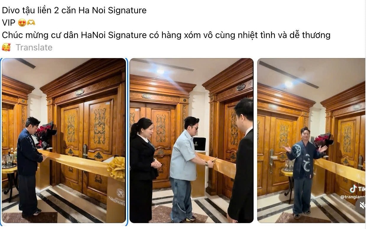 Nam ca sĩ hát ‘Tái sinh’ tậu 2 căn hộ hàng chục tỷ tại dự án bất động sản cao cấp bậc nhất giữa lòng Thủ đô- Ảnh 1. Nam ca sĩ hát ‘Tái sinh’ tậu 2 căn hộ hàng chục tỷ tại dự án bất động sản cao cấp bậc nhất giữa lòng Thủ đô- Ảnh 1.
