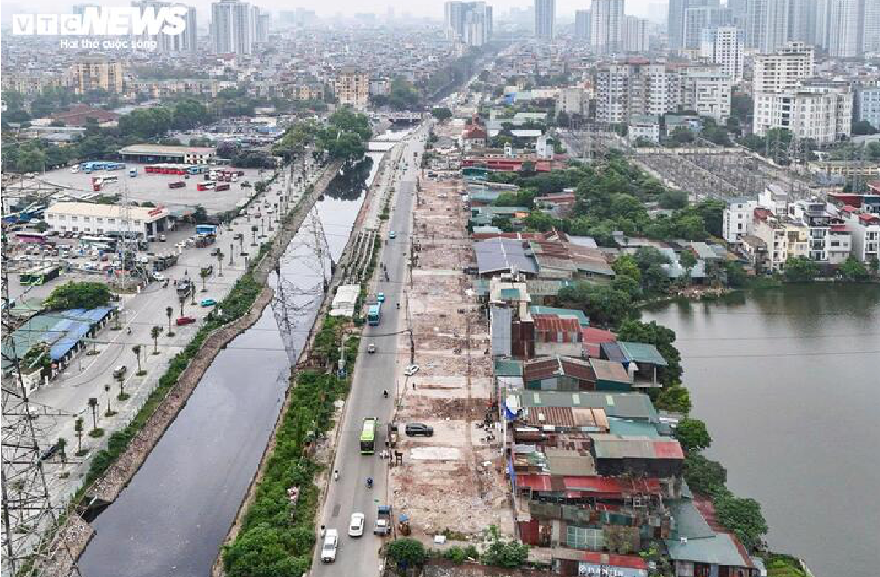 Tăng tốc triển khai thi công tuyến đường 3.400 tỷ ‘đắp chiếu’ 10 năm giữa lòng Hà Nội- Ảnh 1.