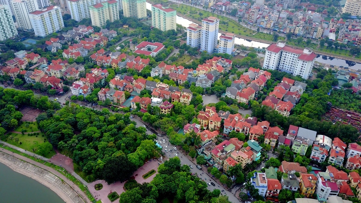 Một góc của bán đảo Linh Đàm. Nguồn ảnh: Internet Một góc của bán đảo Linh Đàm. Nguồn ảnh: Internet