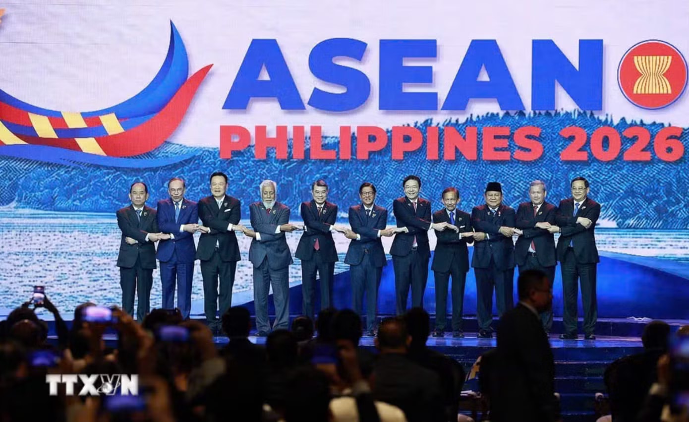 Thủ tướng Lê Minh Hưng cùng Trưởng đoàn các nước ASEAN tham dự phiên khai mạc Hội nghị Cấp cao ASEAN lần thứ 48. Ảnh: TTXVN Thủ tướng Lê Minh Hưng sẽ có bài phát biểu quan trọng tại Hội nghị cấp cao ASEAN - Ảnh 2.