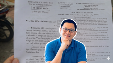 Bất ngờ: Tác phẩm vào đề thi Văn lớp 10 TP.HCM là của thần đồng toán học kiêm giáo sư trẻ nhất Việt Nam