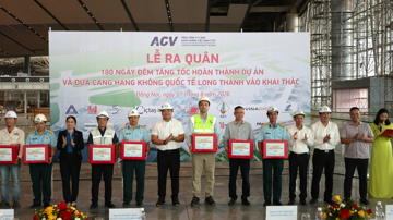 Chủ đầu tư sân bay Long Thành cùng các nhà thầu chạy đua về đích với chiến dịch 180 ngày đêm