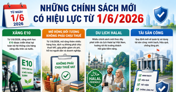 Những chính sách kinh tế có hiệu lực từ tháng 6