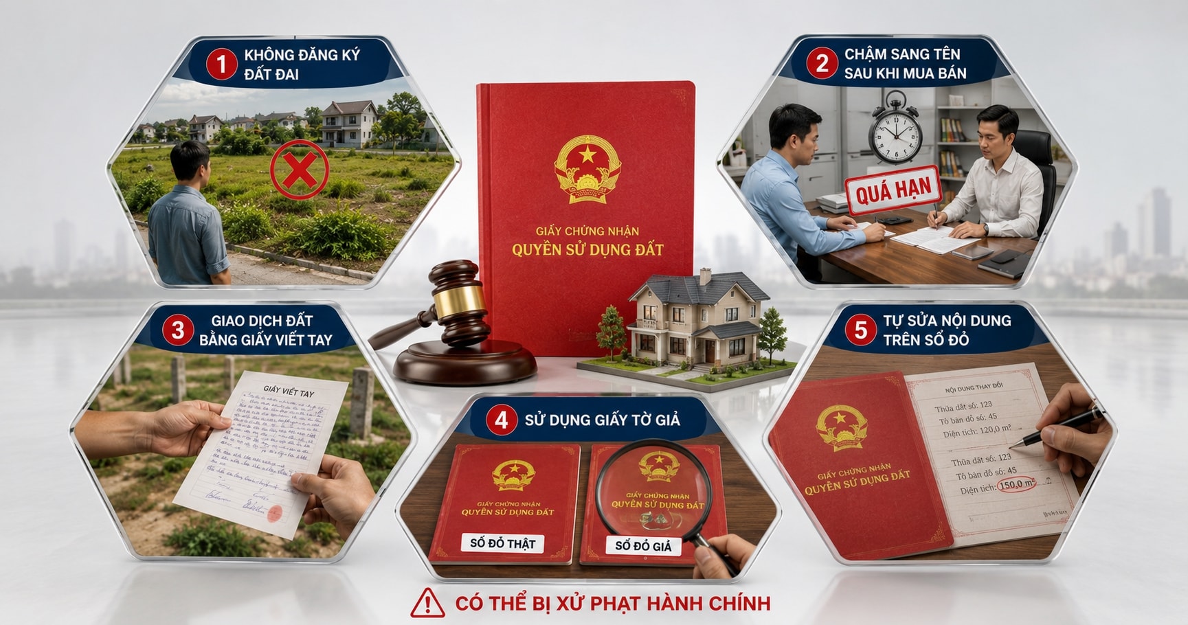 5 vi phạm liên quan đến sổ đỏ người dân dễ mắc phải, mức phạt cao nhất lên tới 100 triệu đồng- Ảnh 2.