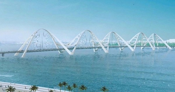 Áp dụng 'luồng xanh' để đẩy nhanh tiến độ cầu vượt vịnh gần 4.000 tỷ có kiến trúc lấy cảm hứng từ mái tóc nữ anh hùng