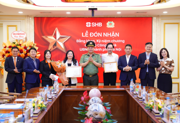 SHB nhận Bằng khen của Bộ Công an vì thành tích xuất sắc trong phong trào toàn dân bảo vệ an ninh Tổ quốc