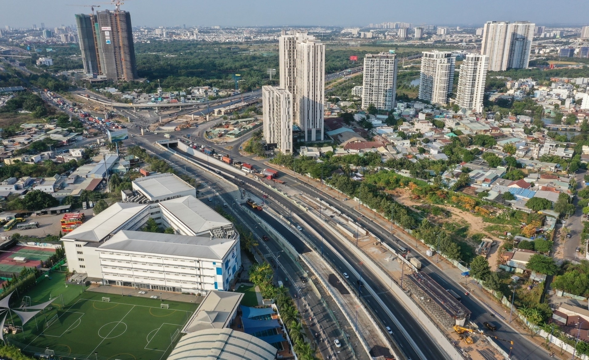 Tin vui về nút giao 3 tầng lớn nhất TP. HCM- Ảnh 2.