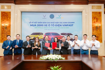 Công ty của tỷ phú Phạm Nhật Vượng đón khách sộp, 'chốt deal' 2.000 xe điện VinFast