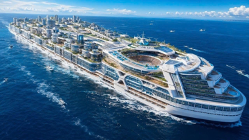 Dài gấp 4 lần Titanic, cao 30 tầng, có sức chứa 80.000 người: ‘Thành phố nổi’ chạy bằng năng lượng hạt nhân lớn nhất lịch sử hơn 30 năm vẫn chỉ ‘nằm trên giấy’