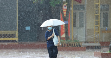 Phụ huynh, sĩ tử lưu ý mưa dông