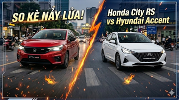 Cùng tầm giá 500 triệu: Honda City RS hay Hyundai Accent được lòng người Việt hơn?