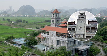 Dinh thự đá 3 tầng lớn nhất Việt Nam: Hoàn toàn không dùng hồ vữa, được dựng từ 1.000m3 đá suốt 14 năm