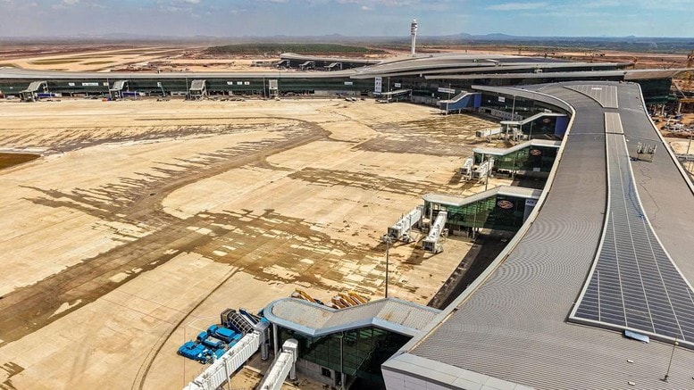 Một góc của sân bay Long Thành hiện nay. Nguồn ảnh: Báo Chính phủ