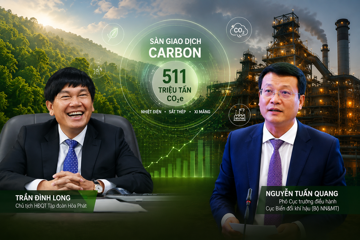 511 triệu tấn CO2e sẽ lên sàn giao dịch carbon ngày 29/6: Hòa Phát, Formosa, EVN... được phép mua bán