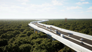 Chỉ ít ngày nữa, chính thức khởi công tuyến đường 13 km đi xuyên rừng, quy mô 8 làn xe, tọa lạc ở thành phố rộng nhất Việt Nam