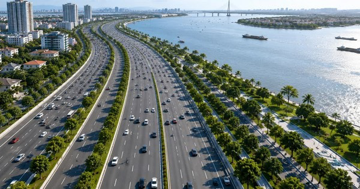 TP trẻ nhất Việt Nam sắp có tuyến đường ven dòng sông biểu tượng, quy mô 8-10 làn xe