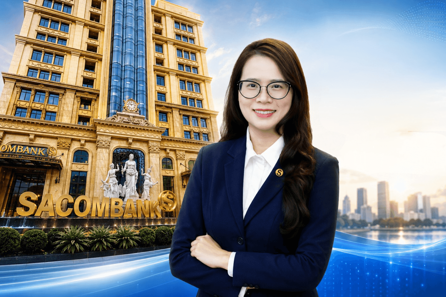 'Nữ tướng' vừa mới giữ chức Phó Tổng Giám đốc Sacombank là ai? - Ảnh 1.