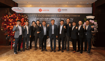 Lotte và Phát Đạt (PDR) chính thức ký kết Hợp đồng hợp tác đầu tư dự án Lotte Eco Smart City Thu Thiem