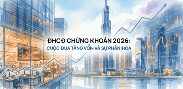 Từ 15 phiên họp ĐHCĐ thường niên: Hé lộ 3 chuyển động lớn của nhóm chứng khoán 2026
