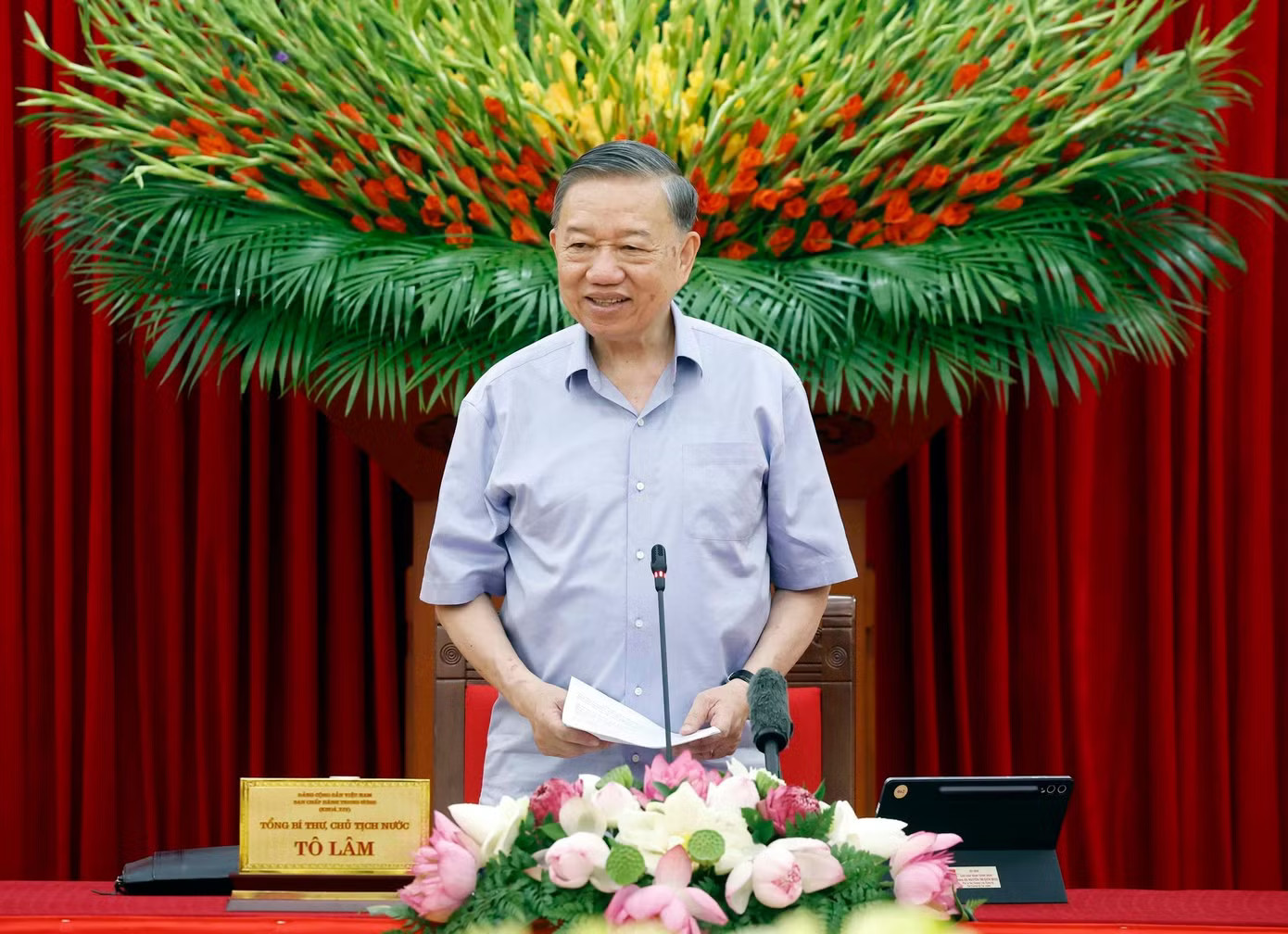 Tổng Bí thư, Chủ tịch nước Tô Lâm. Ảnh: PV. Kết luận của Tổng Bí thư, Chủ tịch nước Tô Lâm về Đề án đổi mới mô hình phát triển đất nước - Ảnh 1.