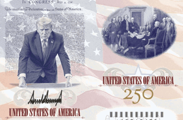 Mỹ công bố mẫu hộ chiếu mới có hình ông Trump