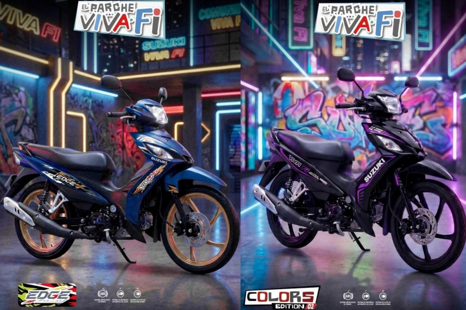 Một huyền thoại trở lại: Suzuki Viva FI ABS, diện mạo cực chất với thiết kế Cyberpunk - Ảnh 1.