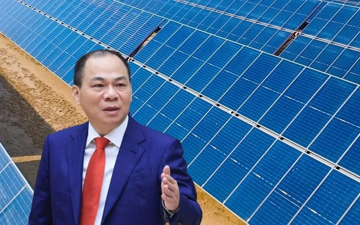 Công ty của tỷ phú Phạm Nhật Vượng muốn phủ gần 690ha đất bằng 545.000 tấm pin mặt trời