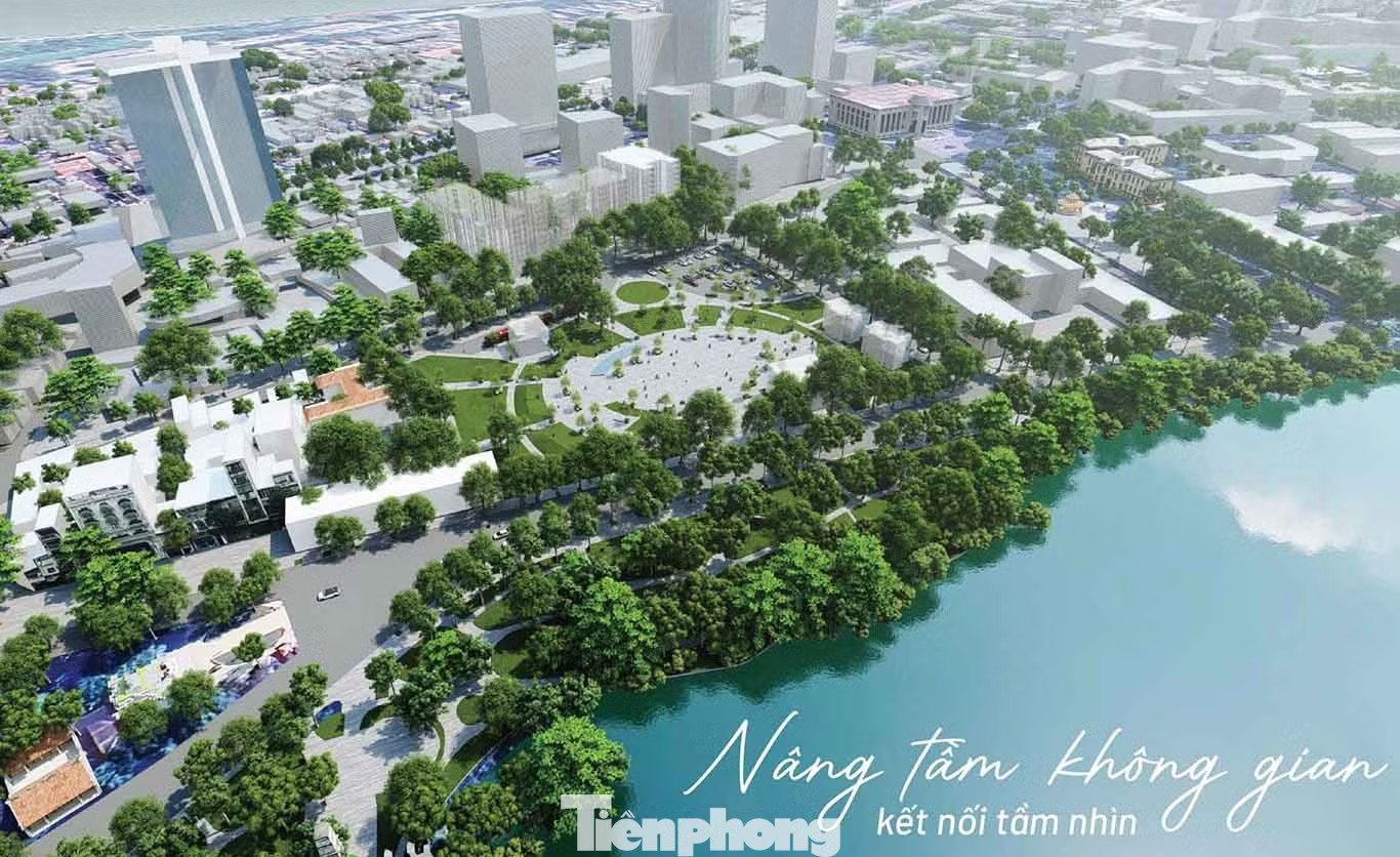 Triển lãm cũng giới thiệu các phương án phát triển TOD tại ga C9 - Hồ Hoàn Kiếm. Quy hoạch Hà Nội 100 năm: Thêm sân bay gần Ninh Bình, 300 km metro hiện đại - Ảnh 5.