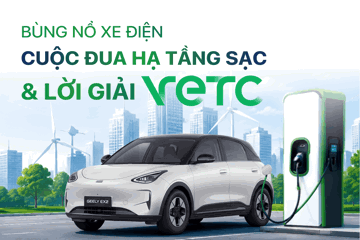 Bùng nổ xe điện, cuộc đua hạ tầng sạc và lời giải VETC